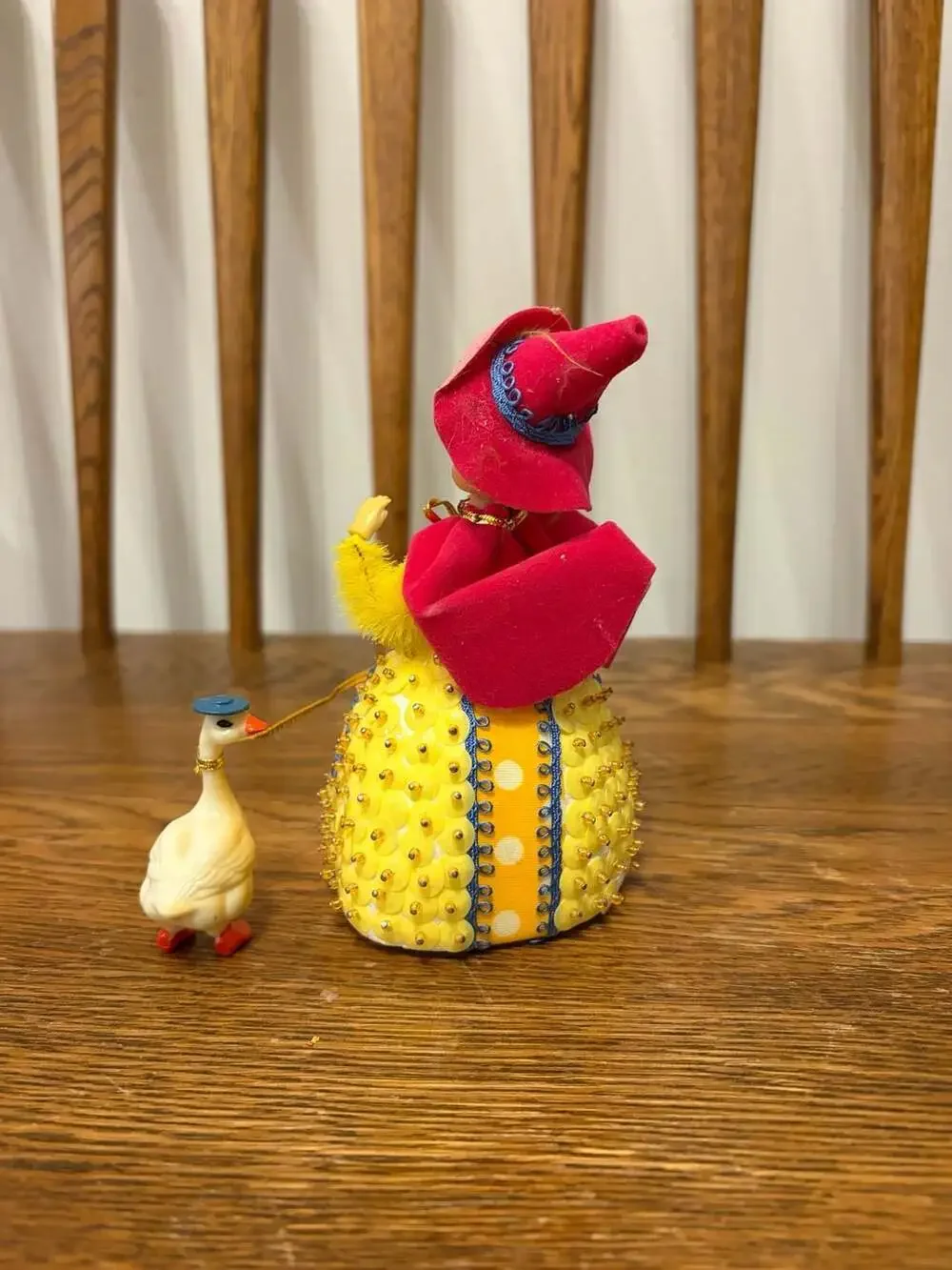 Vintage 1970s Walco Li'l Missy Bo Peep Beaded and Sequined Doll